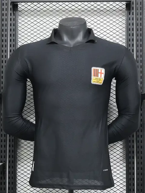 24/25 Player AC Milan 125th Anniversary Black Long Sleeve Soccer Jersey