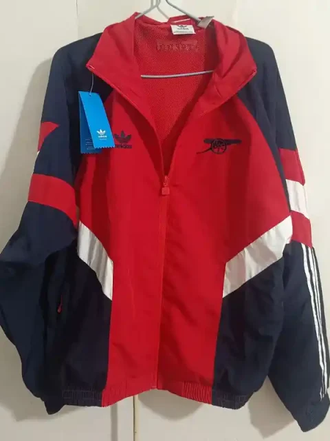 24/25 Arsenal Red and Blue Windbreaker
