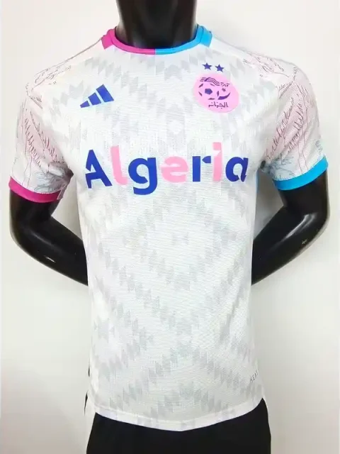 2024 Player Version Algeria White Soccer Jersey