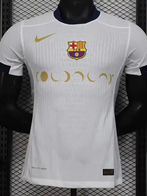 24/25 Player Barcelona White Special Edition Soccer Jersey
