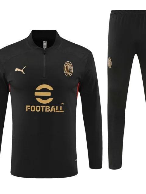 24/25 AC Milan Black Track Jacket