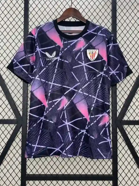 24/25 Athletic Bilbao Castore Cup Matchday Lavender Soccer Jersey