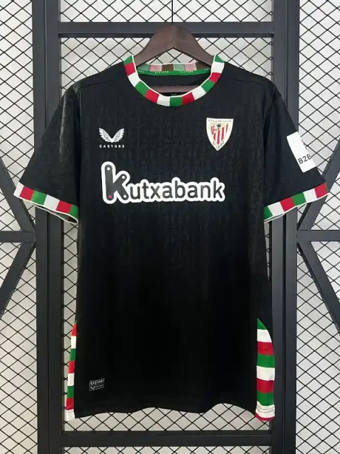 24/25 Athletic Bilbao Fouth Black Soccer Jersey