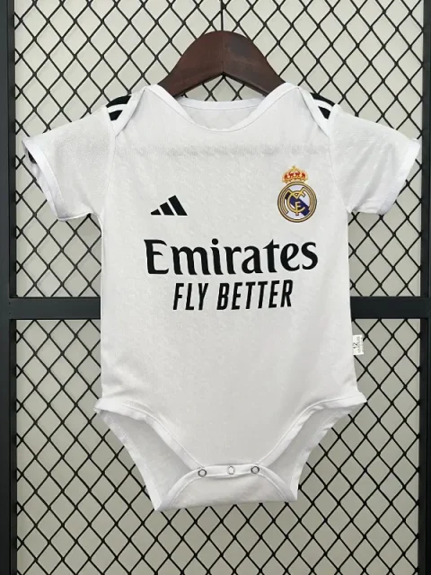 24/25 Baby Real Madrid Soccer Jersey Home