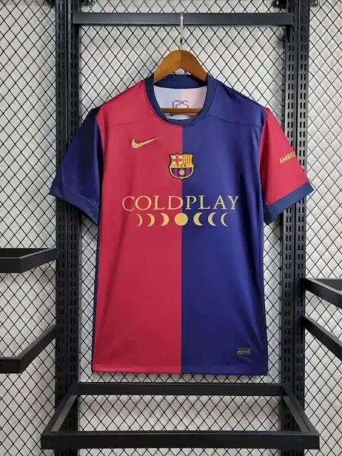 24/25 Barcelona Local Sponsor Coldplay Soccer Jersey