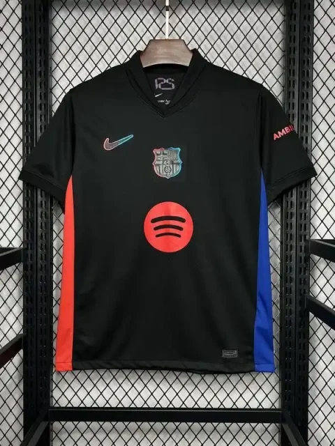 24/25 Barcelona Soccer Jersey Away (Big Sponsor)