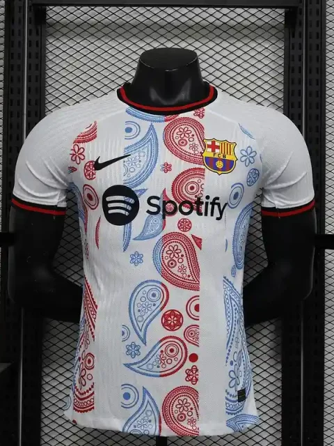 24/25 Player Version Barcelona White Special Soccer Jersey
