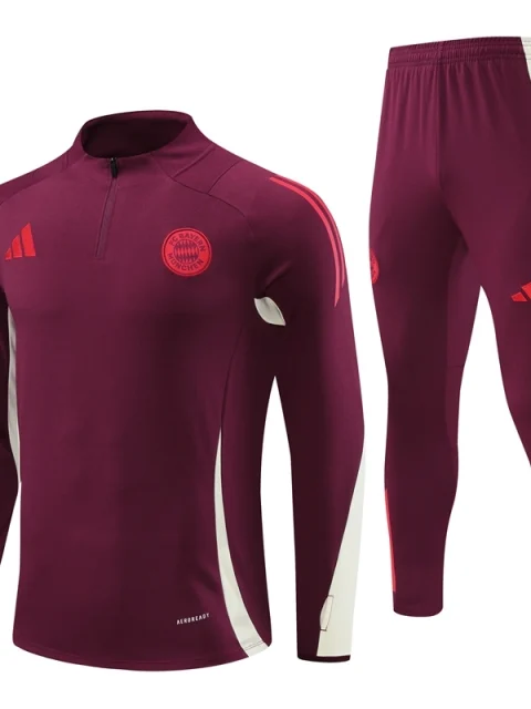 24/25 Bayern Munich Purplish Red Track Jacket