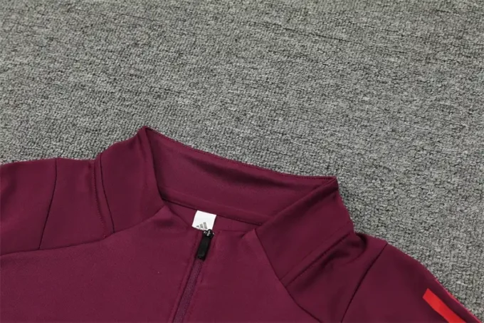 24/25 Bayern Munich Purplish Red Track Jacket - Image 2