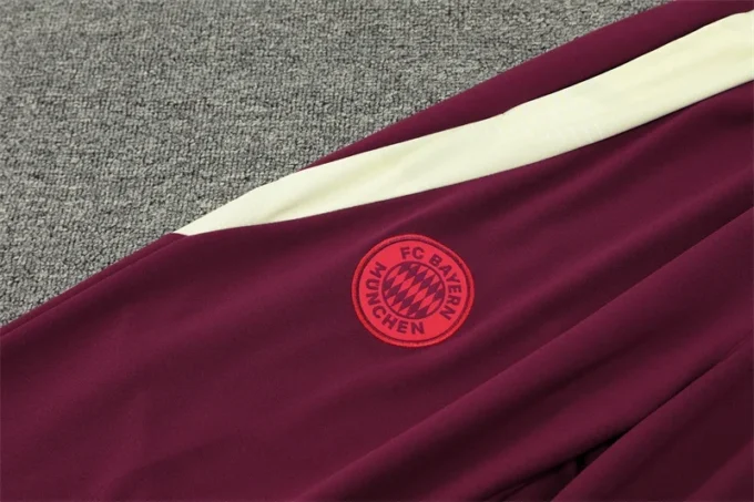24/25 Bayern Munich Purplish Red Track Jacket - Image 6