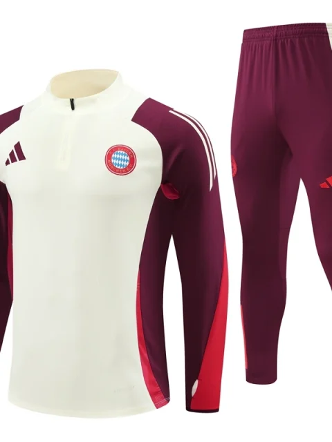 24/25 Bayern Munich White Track Jacket