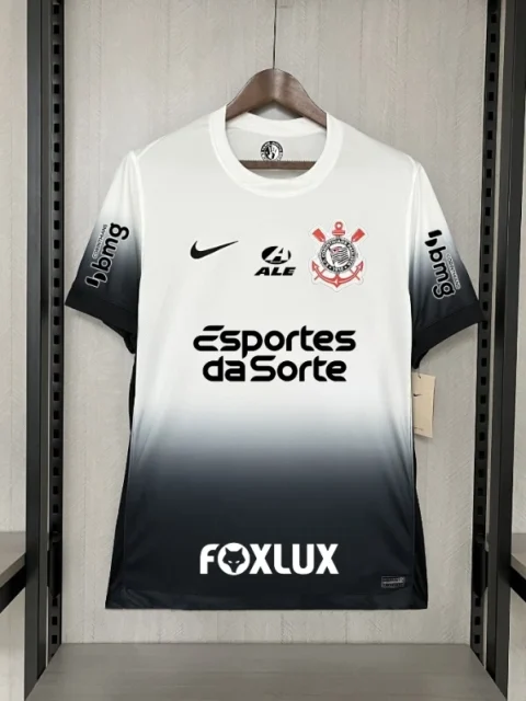 24/25 Corinthians Soccer Jersey Home All Sponsors