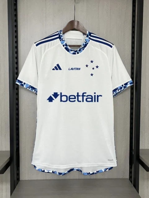 24/25 Cruzeiro Soccer Jersey Away All sponsors