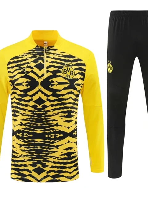 24/25 Dortmund Yellow Camouflage Style Track Jacket