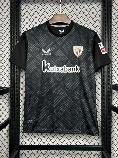 24/25 Goalkeeper Athletic Bilbao Black Soccer Jersey