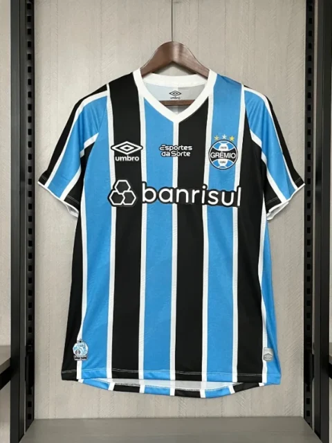 24/25 Gremio Soccer Jersey Home + All sponsors