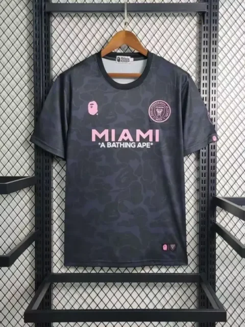 24/25 Inter Miami Co branded camouflage Black Soccer Jersey