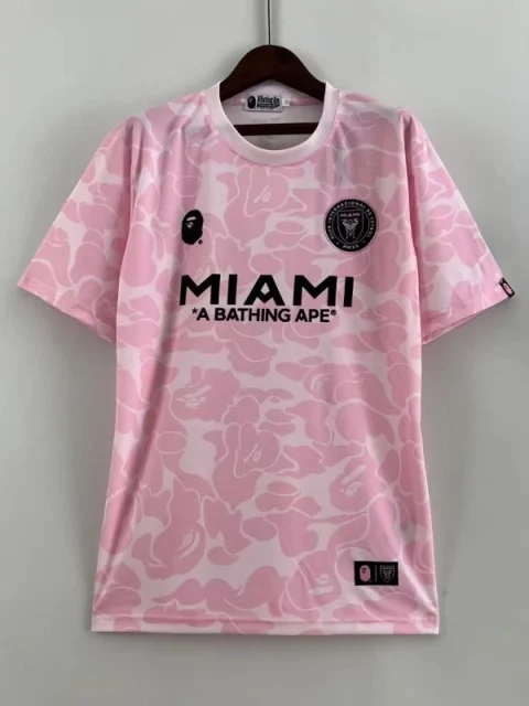 24/25 Inter Miami Co branded camouflage Pink Soccer Jersey