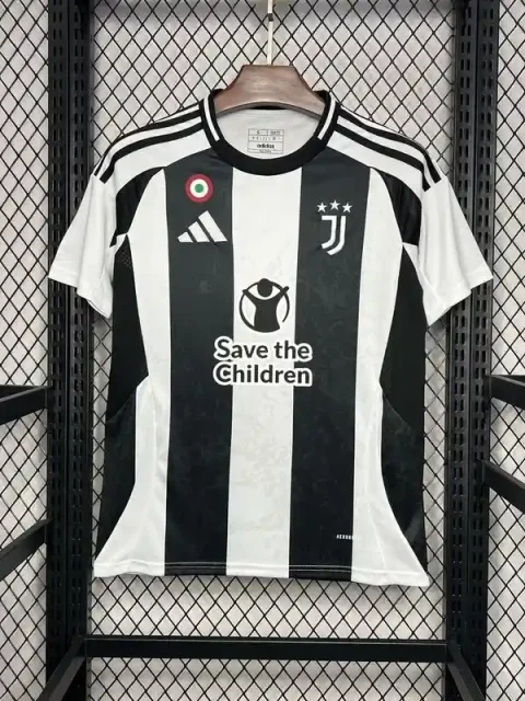 24/25 Juventus Soccer Jersey Home (with Sponsor )