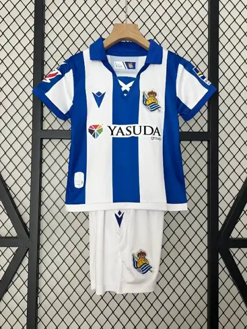 24/25 Kids Real Sociedad Soccer Jersey Home
