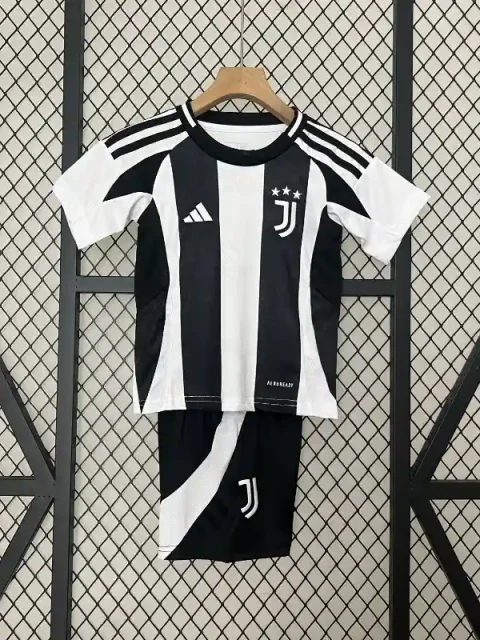 24/25 Kids Juventus Soccer Jersey Home