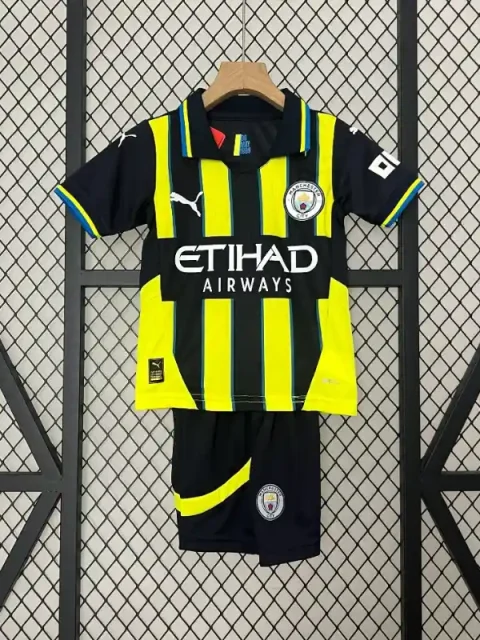 24/25 Kids Manchester City Soccer Jersey Away