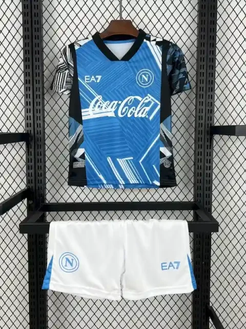 24/25 Kids Naples Coca-Cola Joint Edition Soccer Jersey