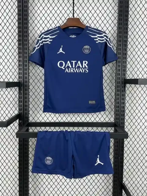 24/25 Kids PSG Soccer Jersey Third Away