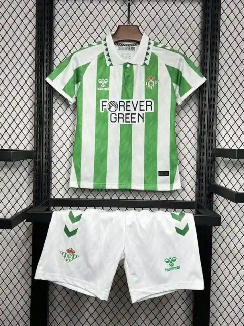 24/25 Kids Real Betis Soccer Jersey Home