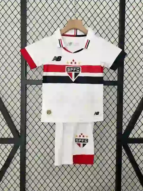 24/25 Kids Sao Paulo Soccer Jersey Home
