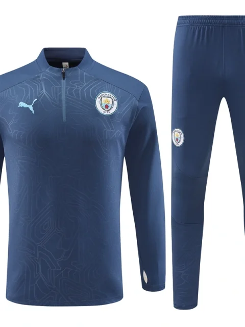 24/25 Manchester City Royal Blue Steel Printed Track Jacket