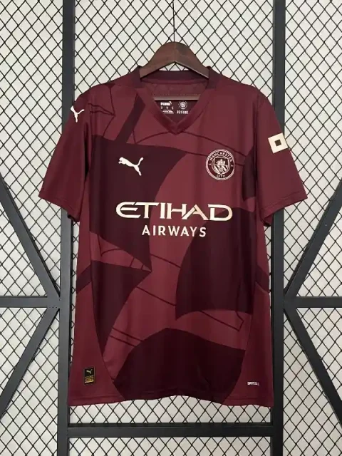 24/25 Manchester City Soccer Jersey Second Away
