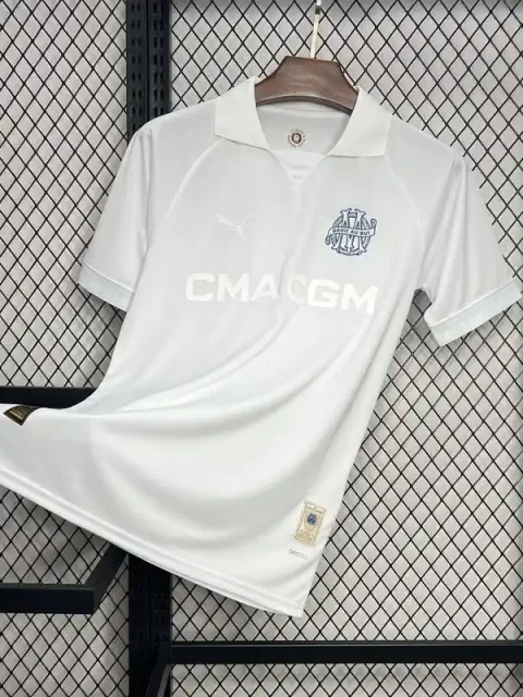 24/25 Marseille 125th White Soccer Jersey