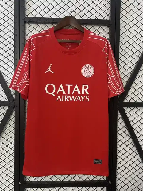 24/25 PSG Red Soccer Jersey