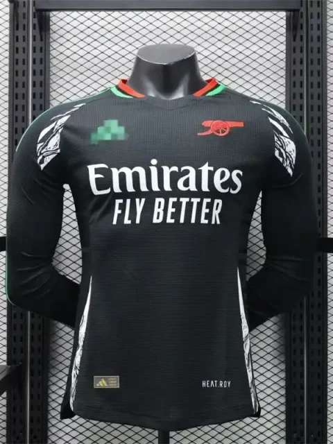 24/25 Player Arsenal Long Sleeve Soccer Jersey Away