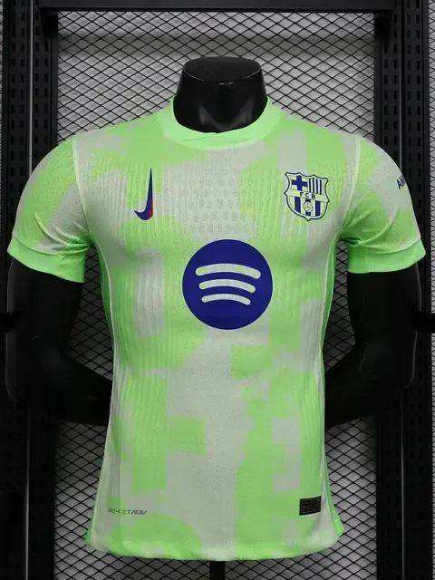 24/25 Player Barcelona Soccer Jersey Second Away (Big Sponsor)