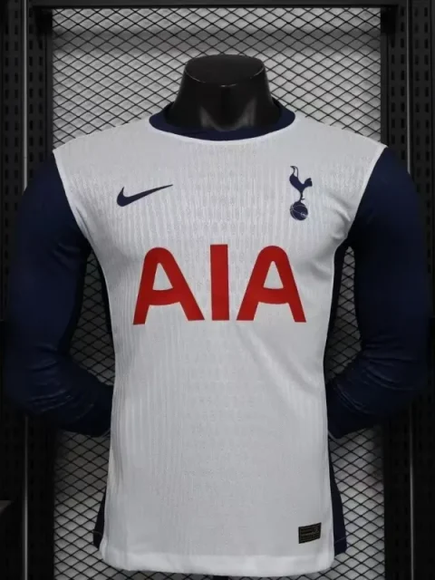 24/25 Player Tottenham Hotspur Long Sleeve Soccer Jersey Home