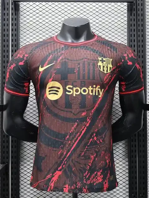 24/25 Player Version Barcelona Red Special Soccer Jersey
