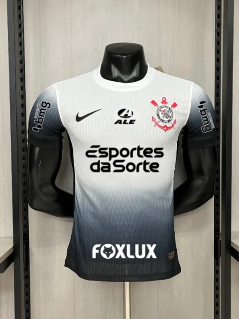 24/25 Player Version Corinthians Soccer Jersey Home + All sponsors