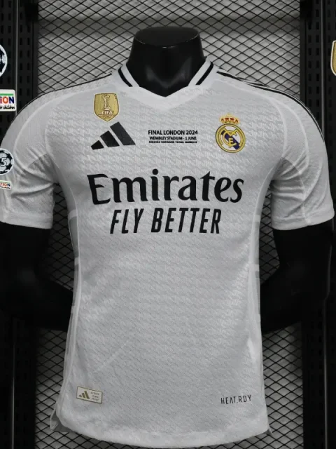 24/25 Player Version Real Madrid Soccer Jersey Home All sponsors