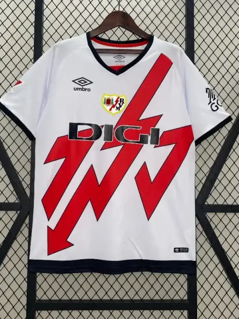 24/25 Rayo Vallecano de Madrid SAD Soccer Jersey Home
