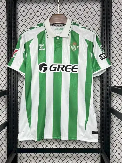 24/25 Real Betis Soccer Jersey Home With Sponsor (GREE)