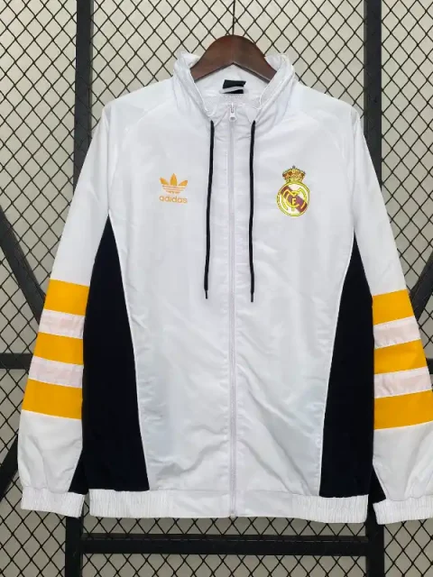 24/25 Real Madrid Windbreaker White