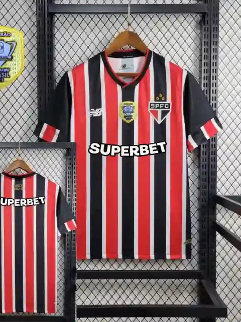 24/25 Sao Paulo Soccer Jersey Away all Sponsors+patch