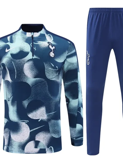 24/25 Tottenham Hotspur Royal Blue Camouflage Style Track Jacket