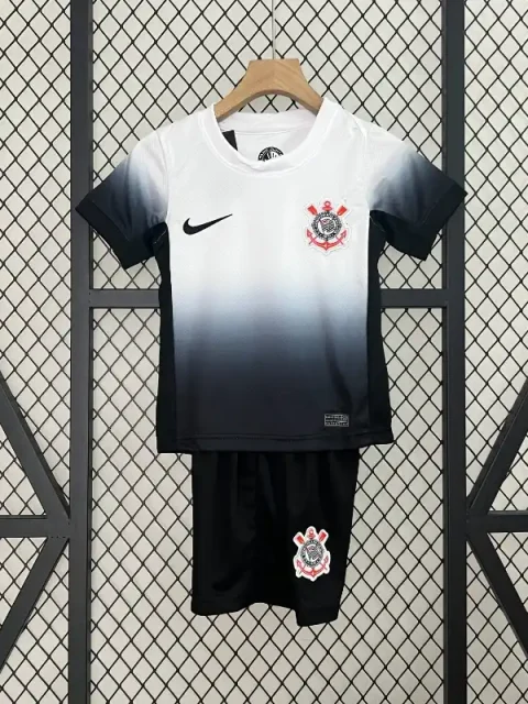 24/25 Kids Corinthians Soccer Jersey Home