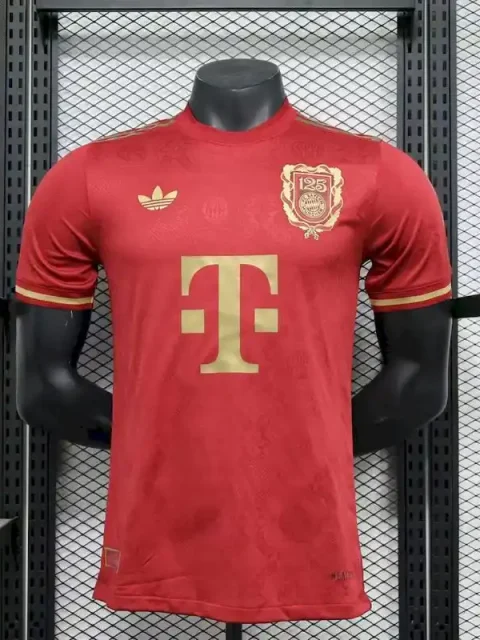 25/26 Player Version Bayern Munich 125 Years Soccer Jersey