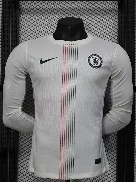 25/26 Players Chelsea Long Sleeve Soccer Jersey Away