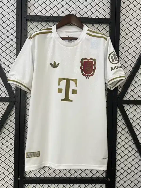 25/26 Bayern Munich 125th Anniversary White Soccer Jersey