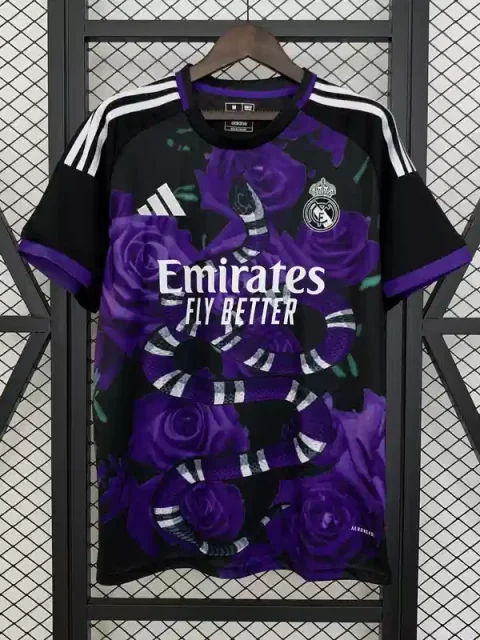 25/26 Real Madrid Special Edition Purple Soccer Jersey